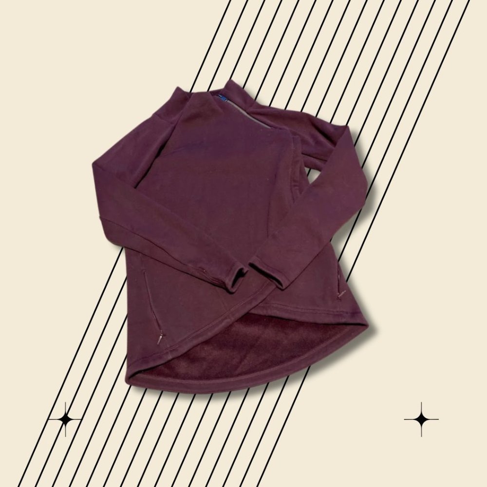 EUC Athleta Karma Asymmetrical Pullover Sweater — XS